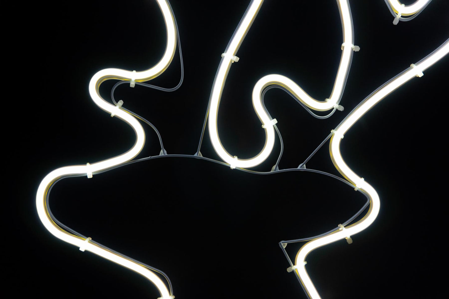 Reindeer Rope Light Silhouette Cool White 89 x 50cm