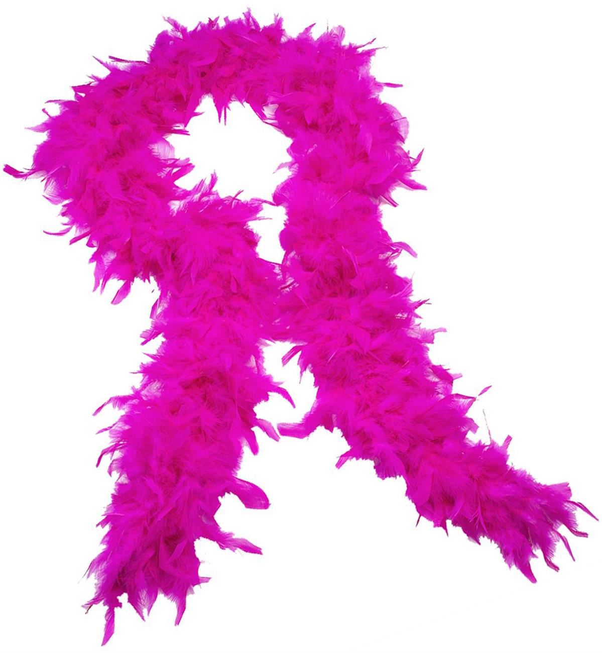 80g Hot Pink Feather Boa