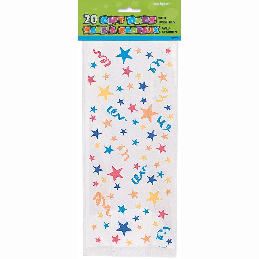 20 Party Bags with Stars & Swirls