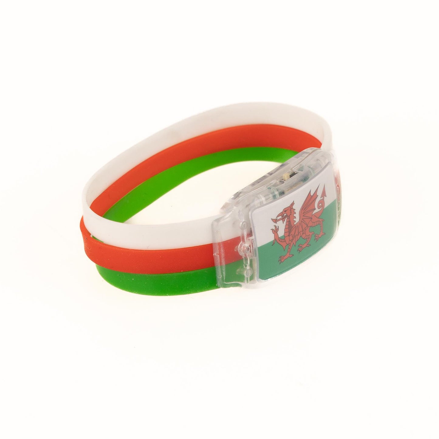 Welsh Wales Flag Led Bracelet