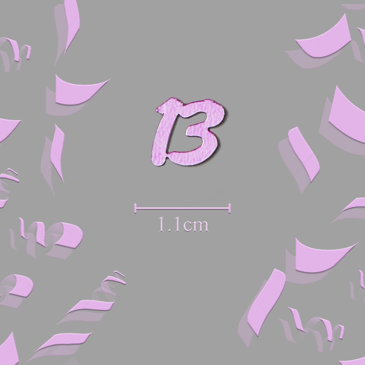 4 packs 13th Pink Confetti