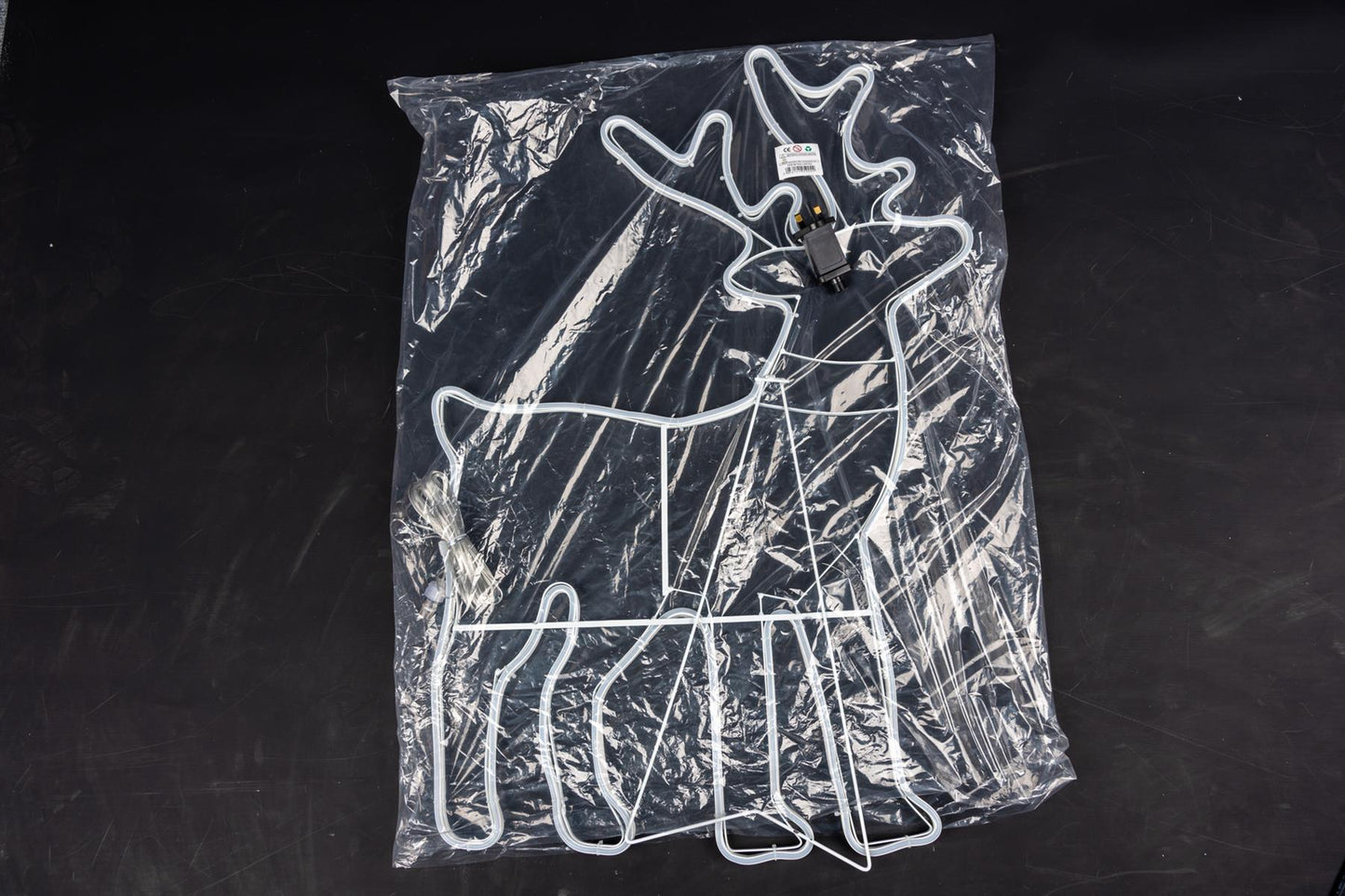 Reindeer Rope Light Silhouette Cool White 89 x 50cm