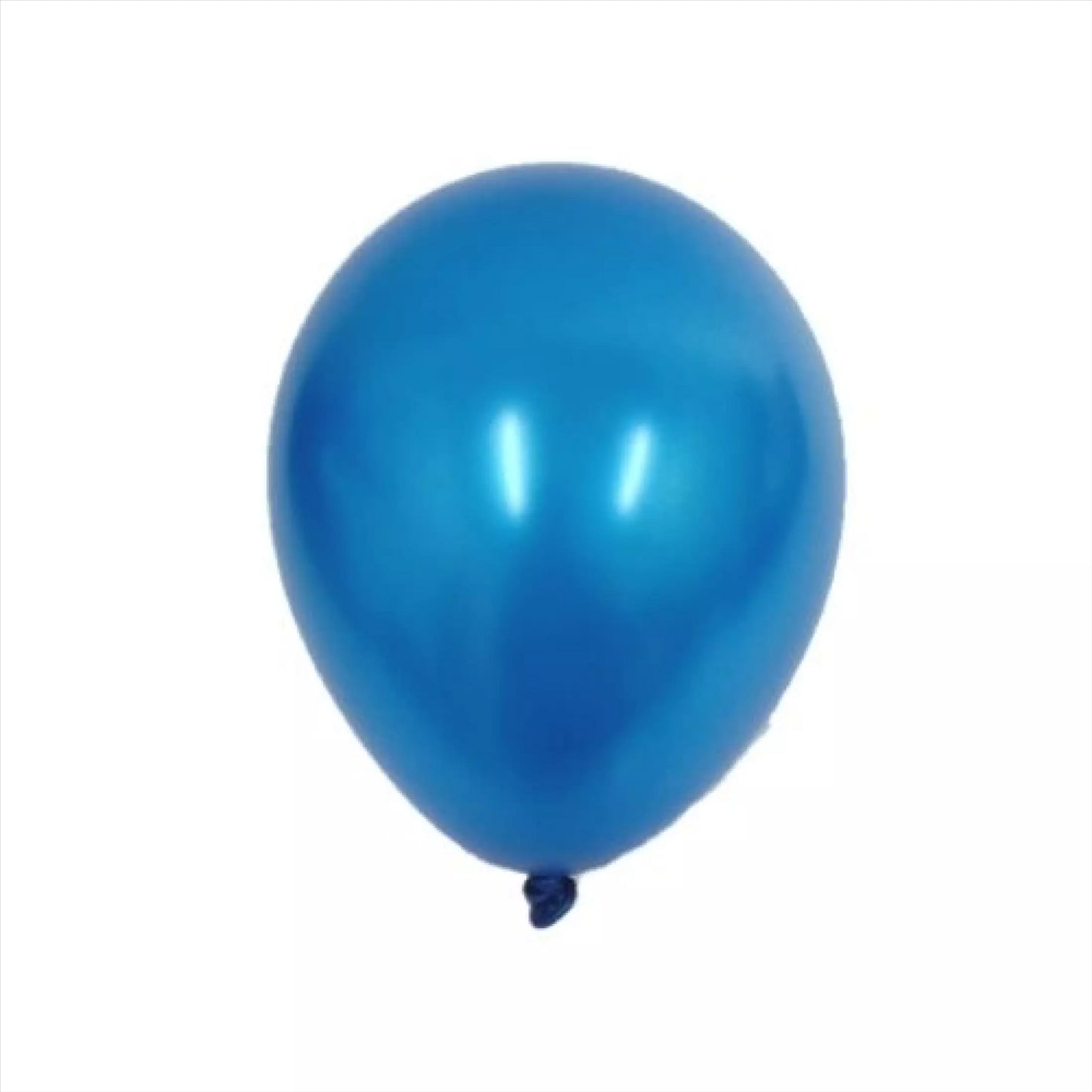 25 Metallic Blue Balloons (12")