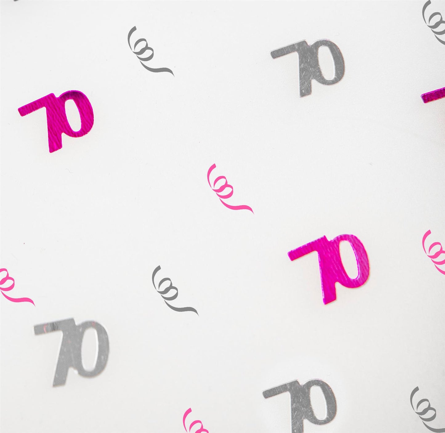 4 x 14g 70th Pink Happy Birthday Confetti