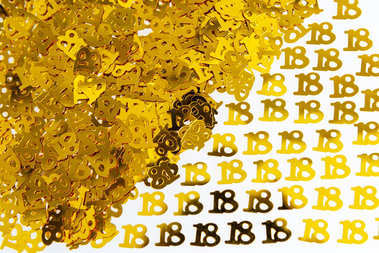18th Gold Confetti (4 pk)