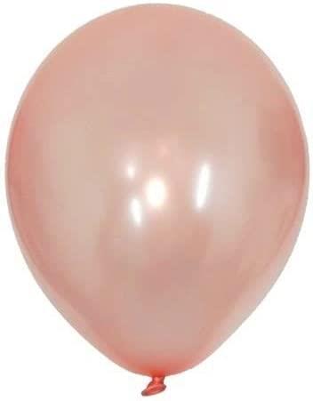 25pcs 12" Plain Latex Balloons Rose Gold