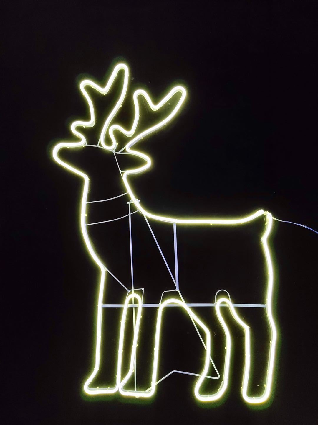 Reindeer Rope Light Silhouette, Warm White (89 x 50cm)