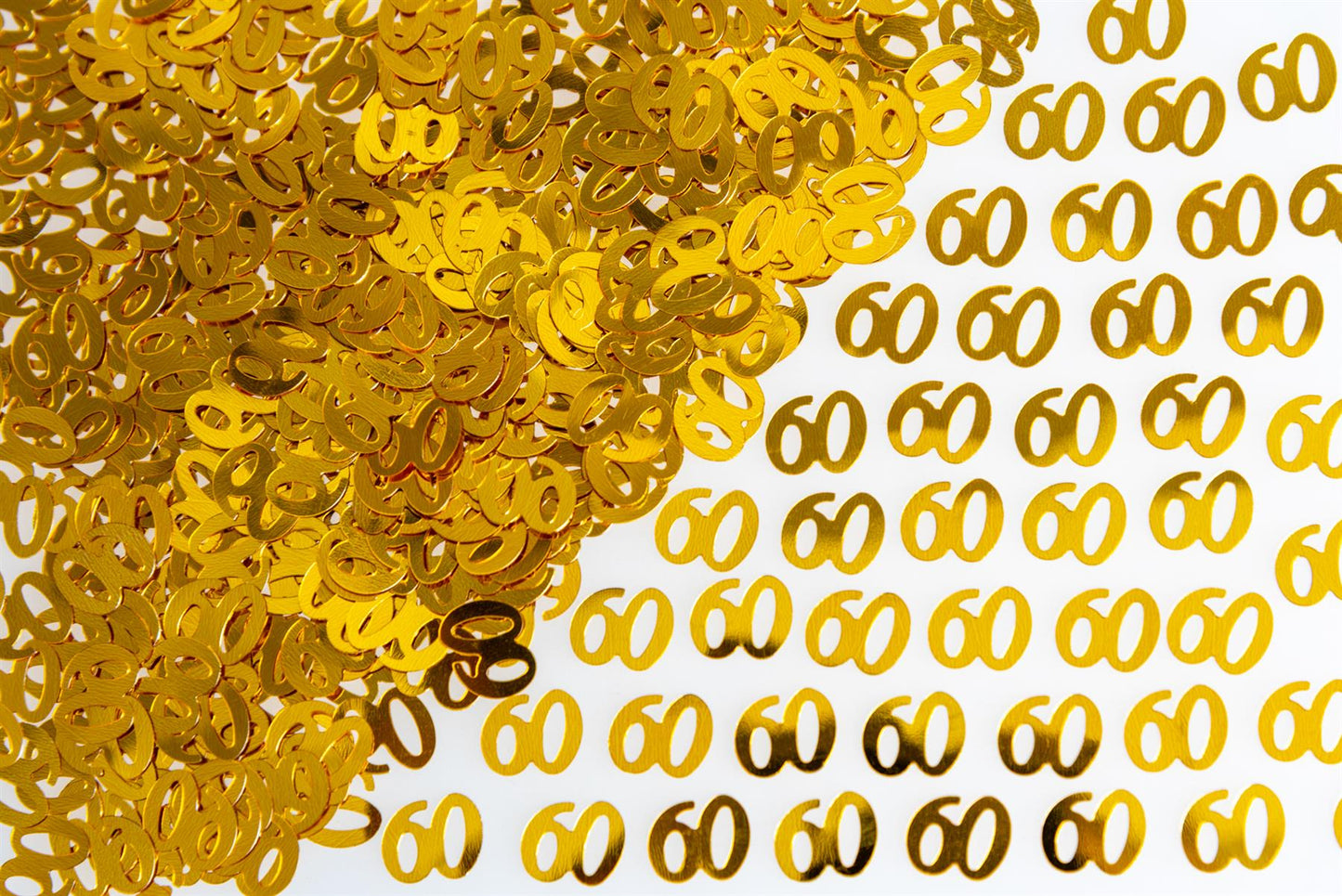 60th Gold Confetti 14g, 4 Packs