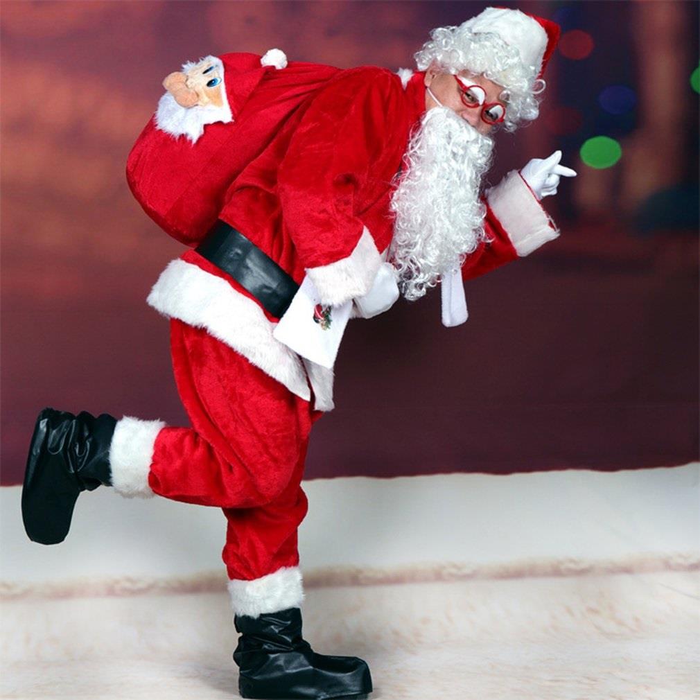 1 x XXL Santa Claus Suit Christmas Fancy Dress Costume