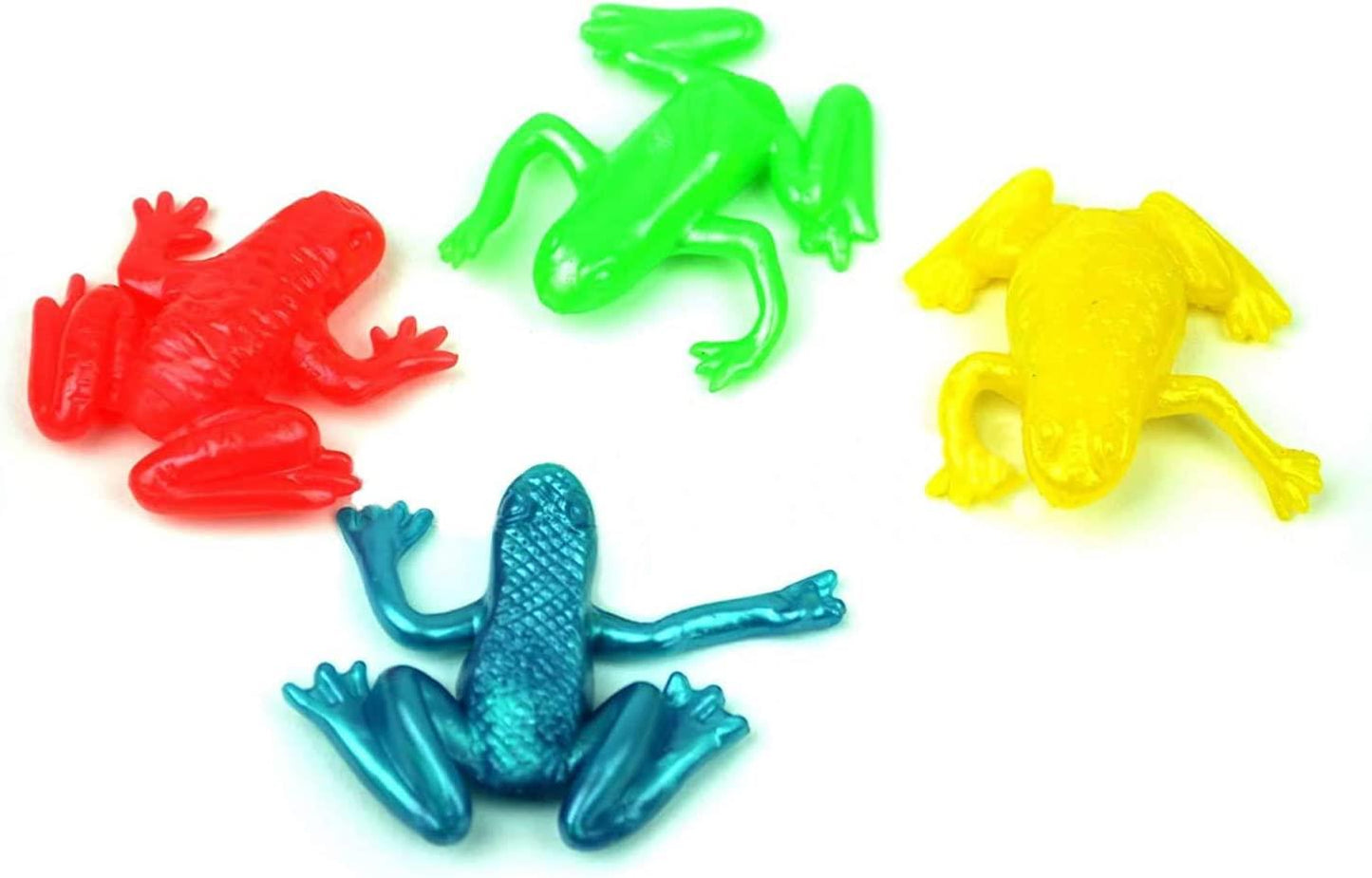 12pcs Stretchy Frog Toys - Assorted Colors, Party Bag Fillers