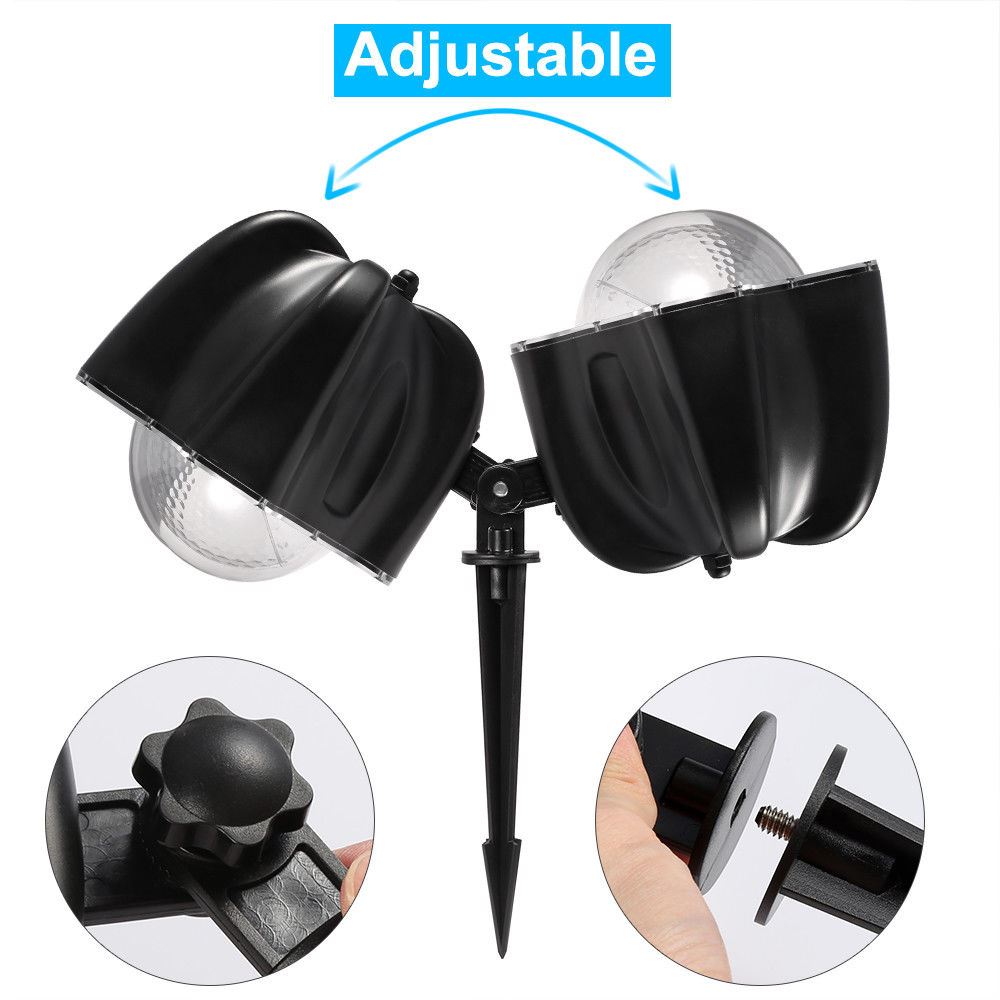 Snowfall LED Projector Light w/ Timer & Remote