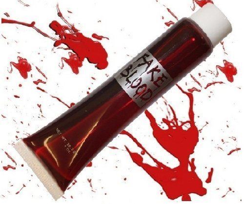 10 Halloween Fake Blood Tubes (28ml)