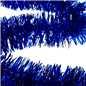 16 Blue Tinsel Tree Decorations - 1.8m