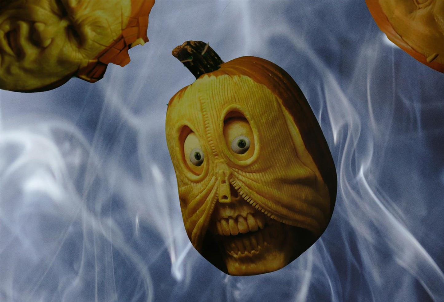 Halloween Bunting - 12ft Pumpkin Face Banner