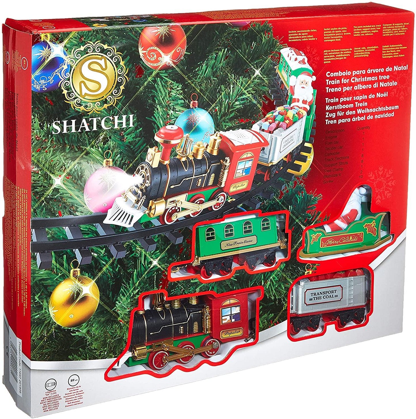 Christmas Tree Train Set - Light & Sound