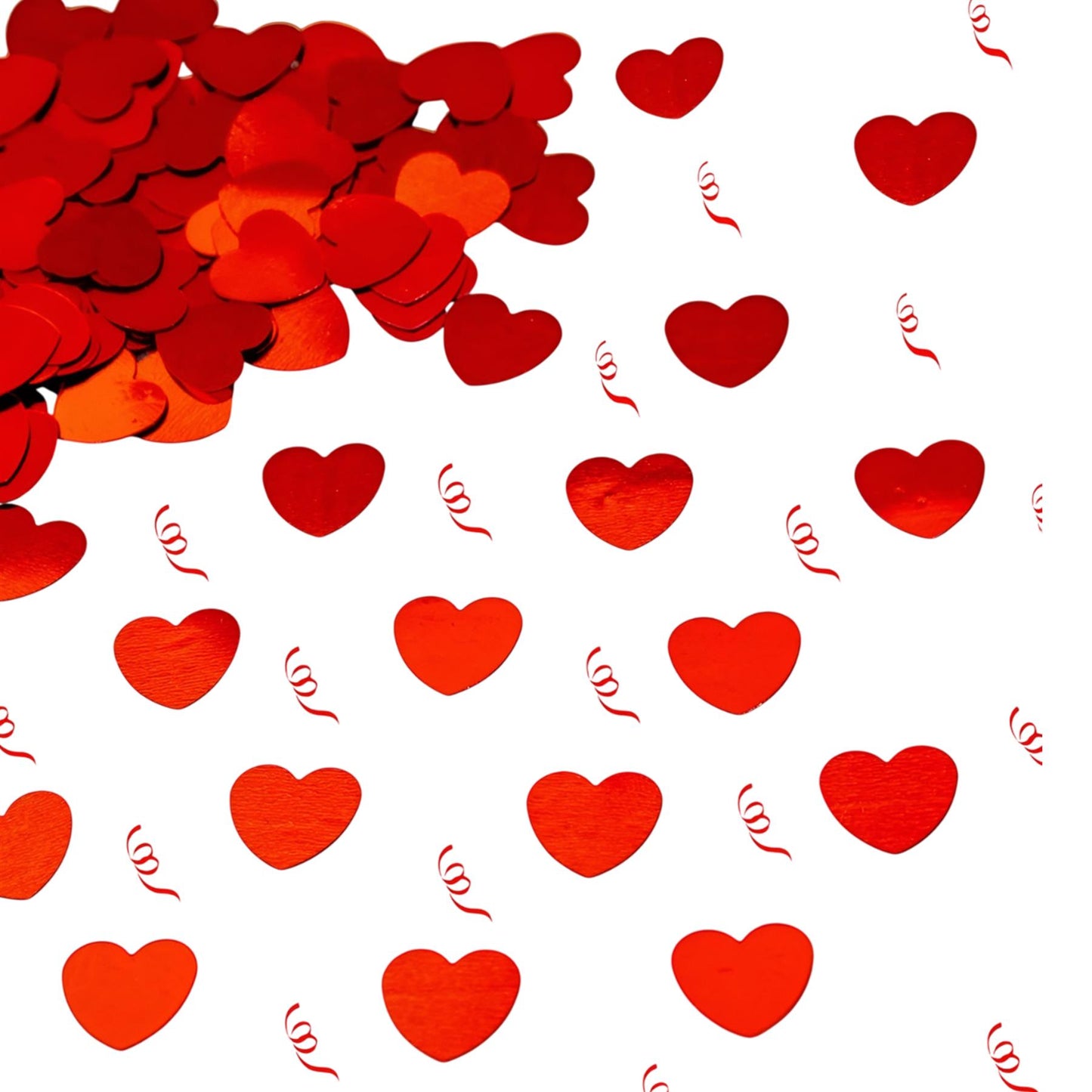Jumbo Heart Confetti Red - 14g 1PK