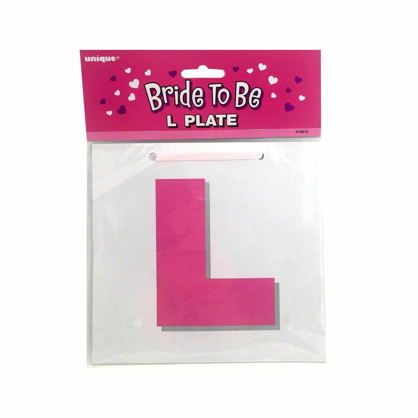 L Plate for Hen Night Party