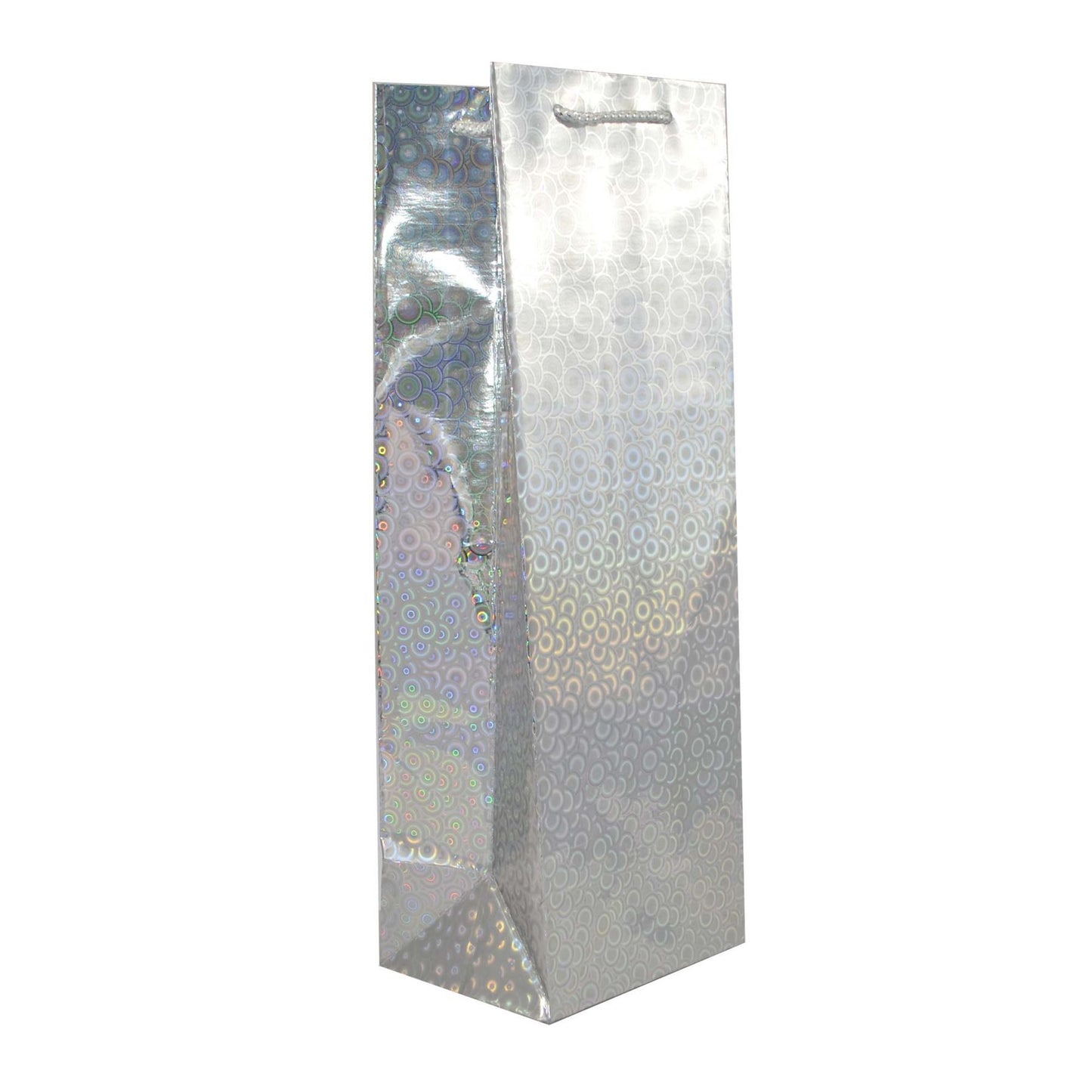 3 Holographic Gift Bags for Wine Bottles