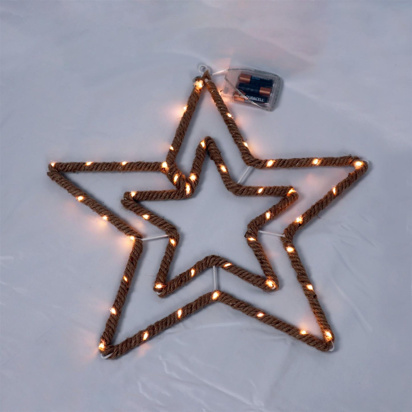 Christmas Hemp Rope Double Star