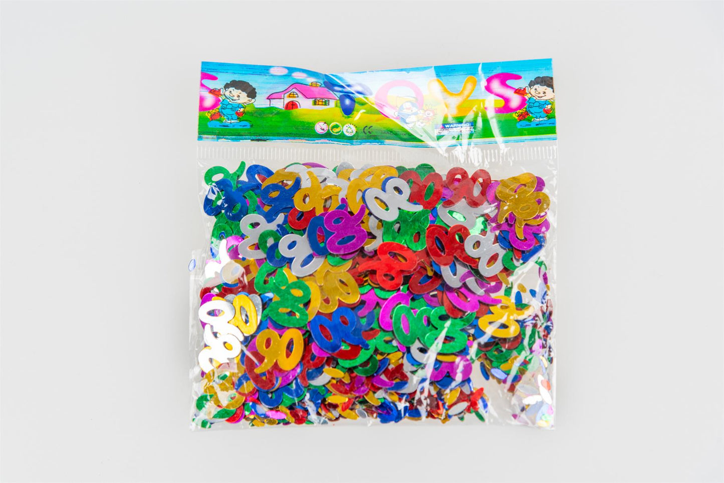 4 x 14g Mix 90th Birthday Confetti
