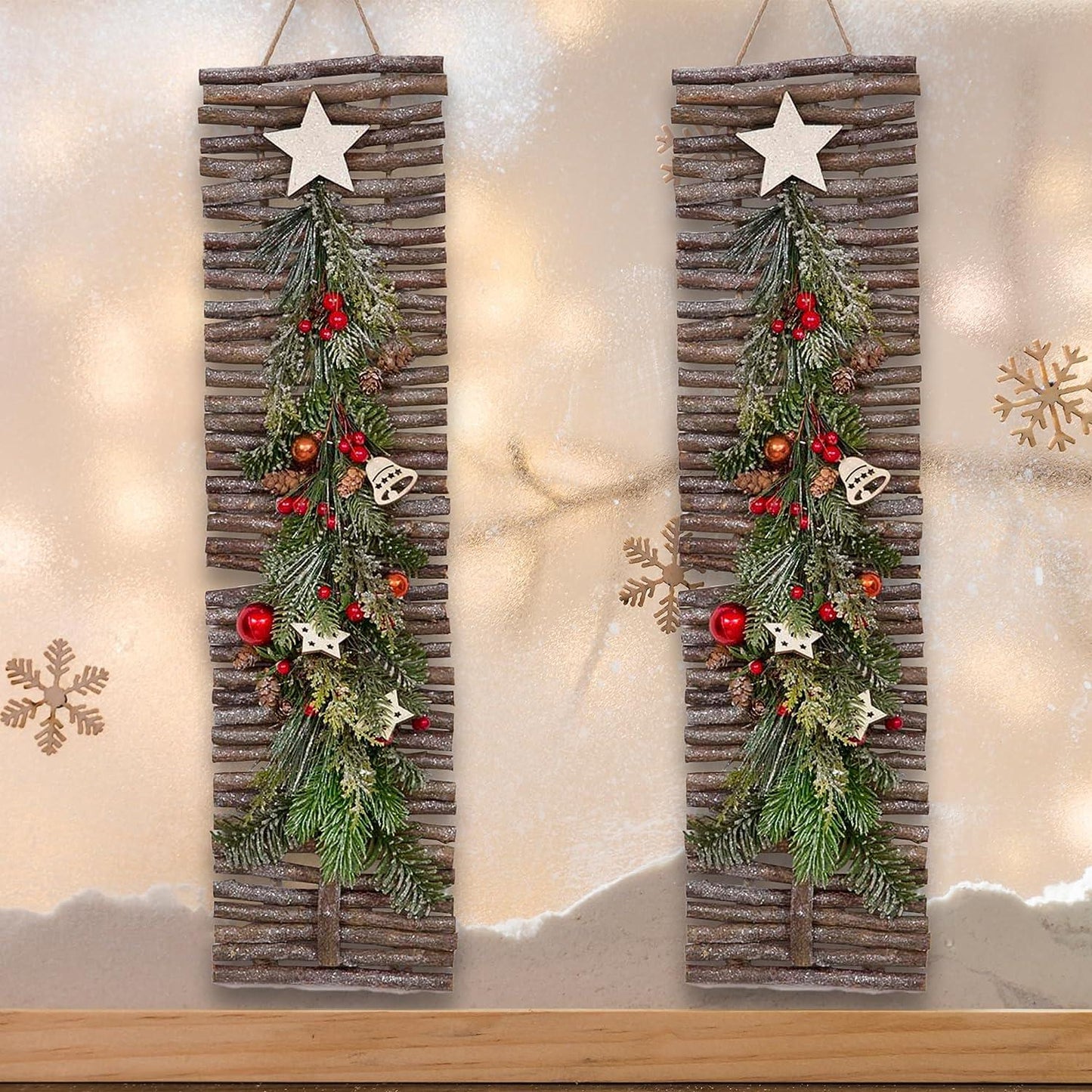 Twig Wall Hanging Tree Decoration (16x60cm)