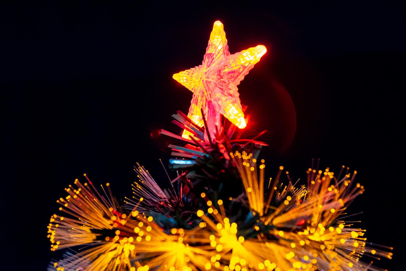 6ft Bluetooth Jupiter Star LED Fibre Optic Christmas Tree