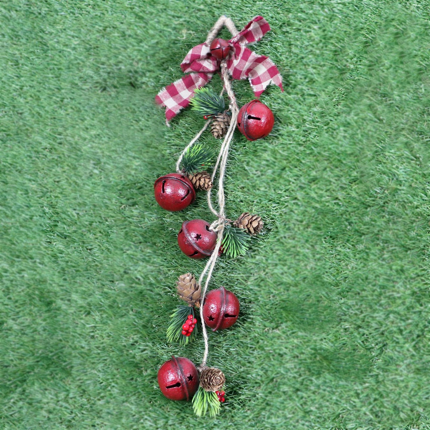 Hanging Decorations with Red Bells 46CM