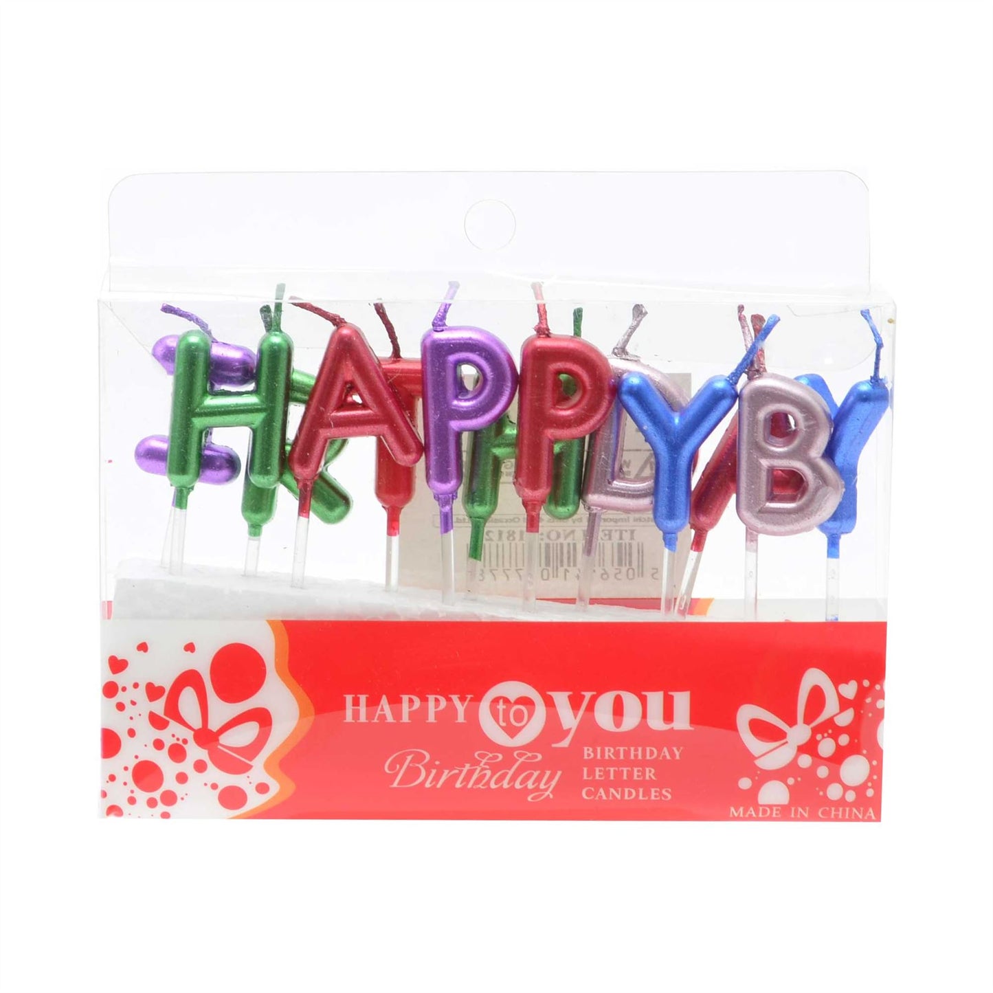Alphabet Letter Candles
