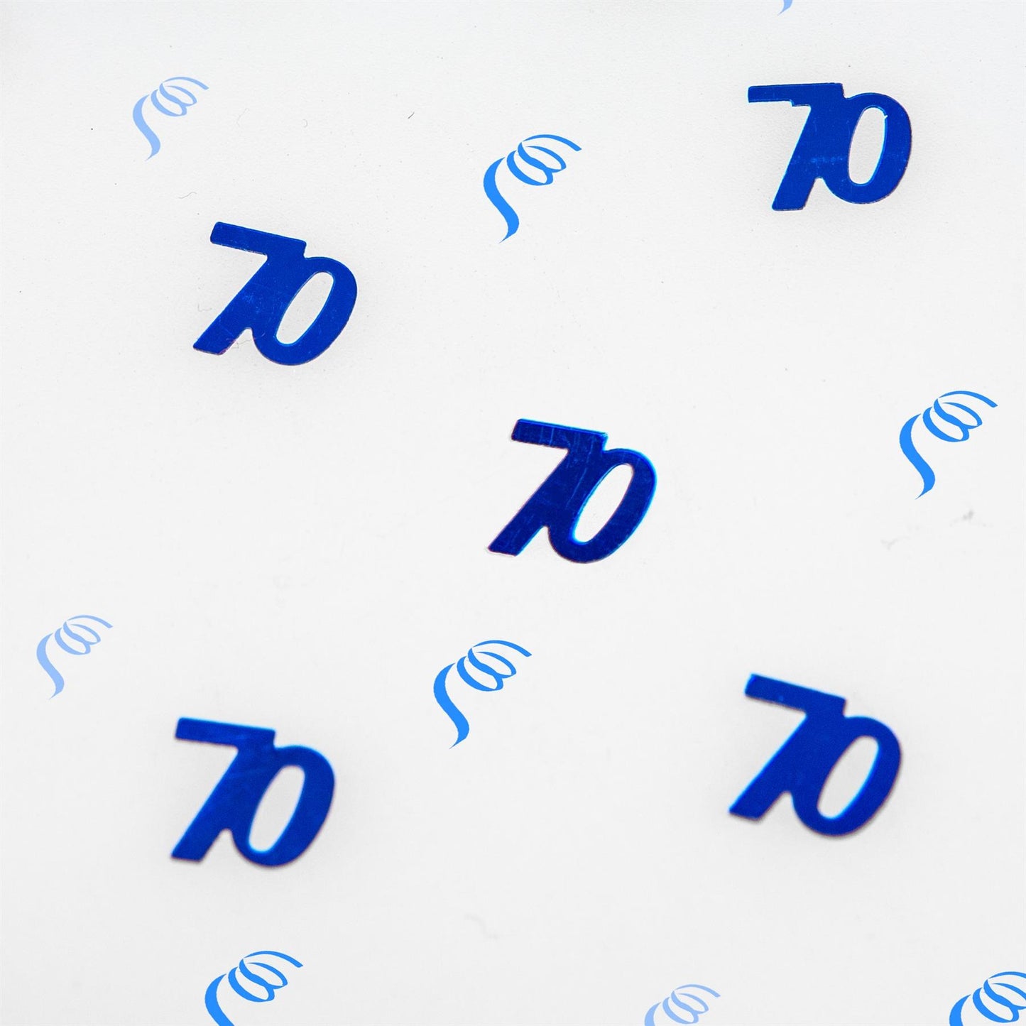 14g 70th Blue Birthday Confetti