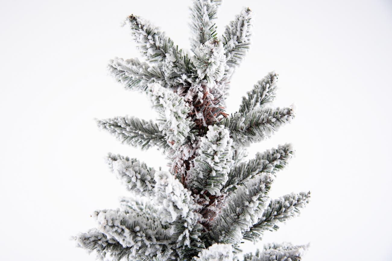 8ft Frosted Pencil Tree