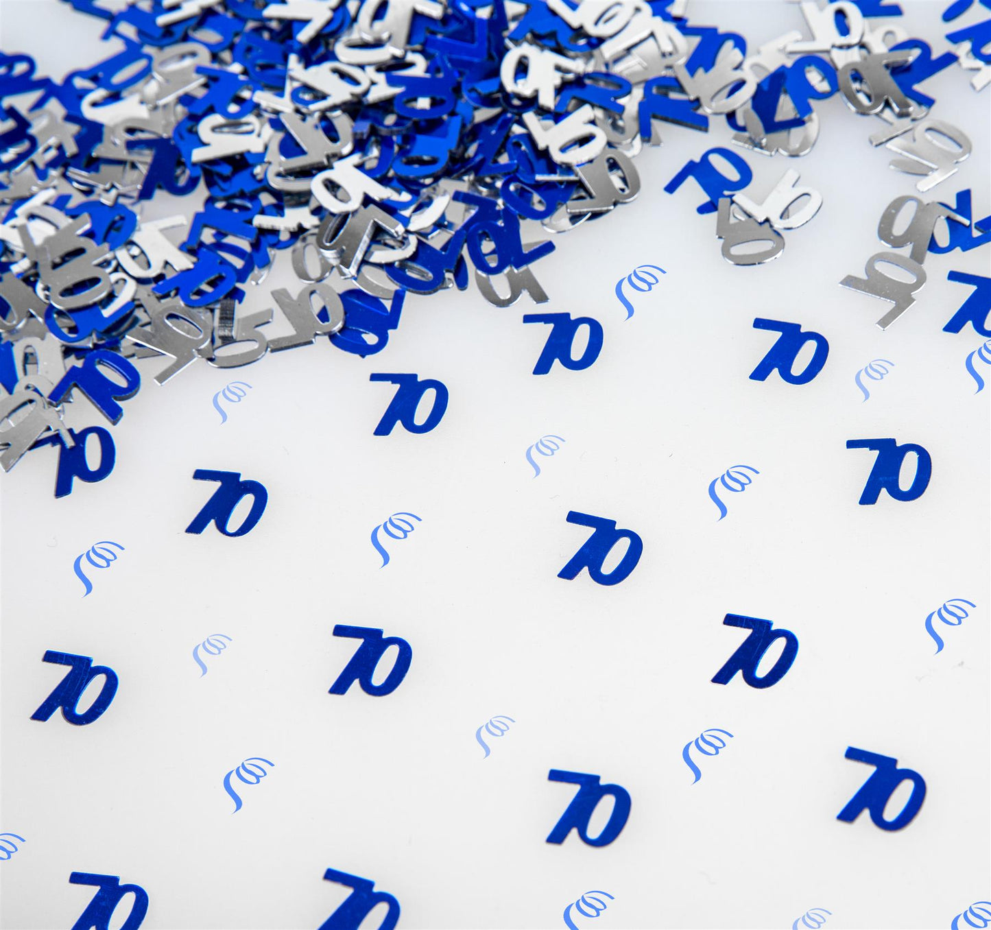 14g 70th Blue Birthday Confetti