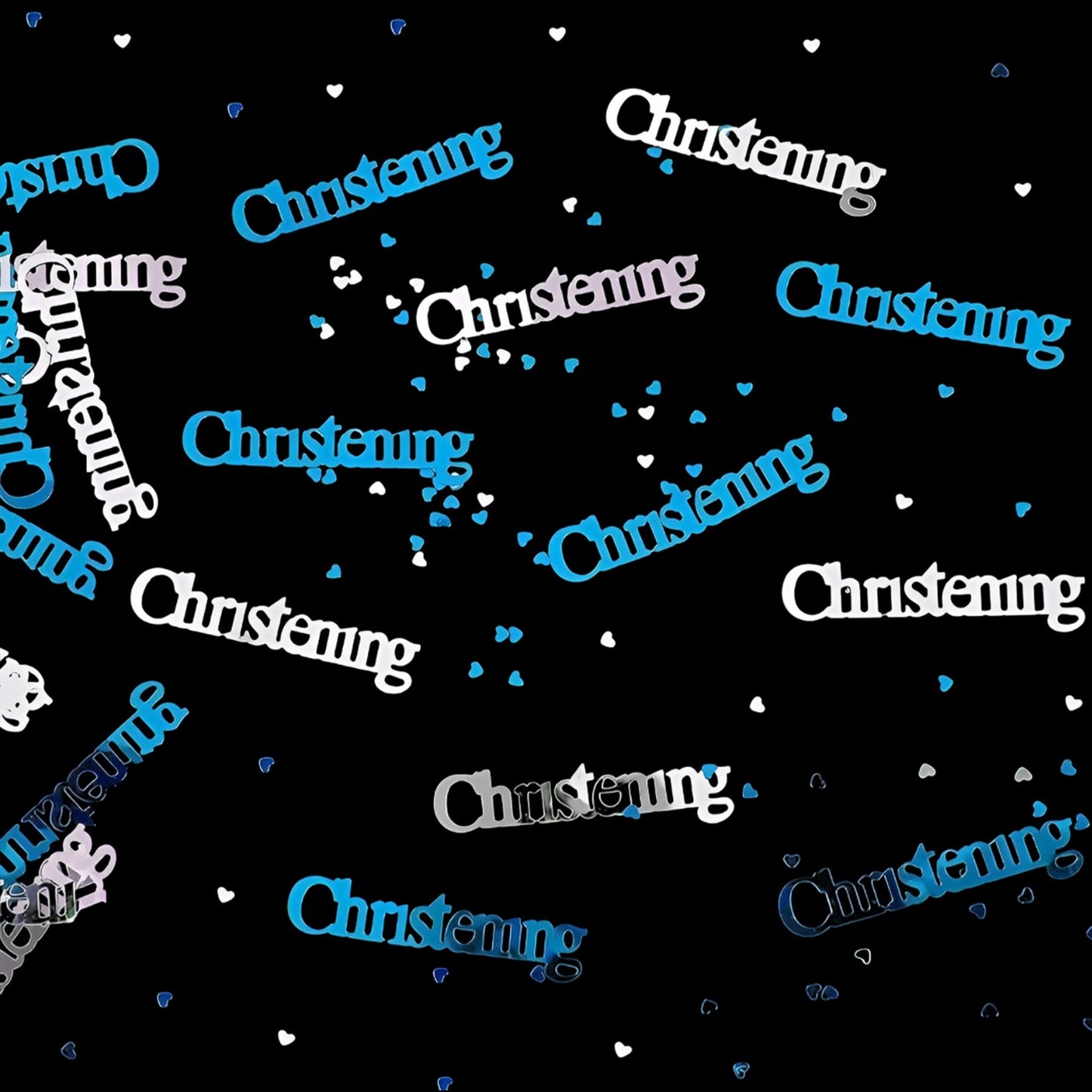 3 Packs of Blue Christening Confetti (14g)