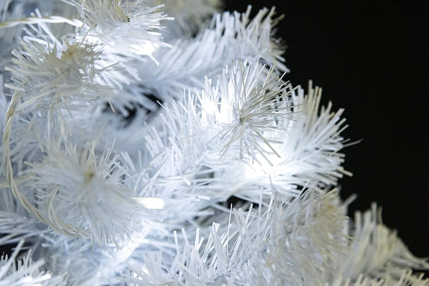 10Ft Pre-Lit Alaskan Pine Christmas Tree White LEDs
