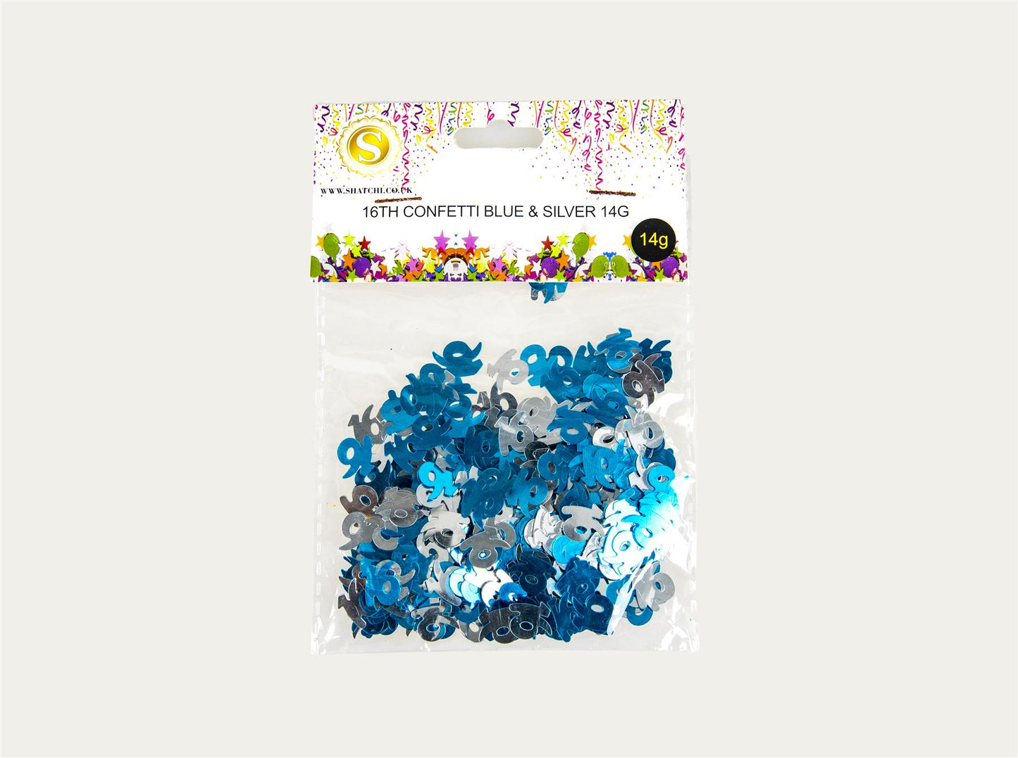 4 x 14g Blue Age 16th Birthday Confetti