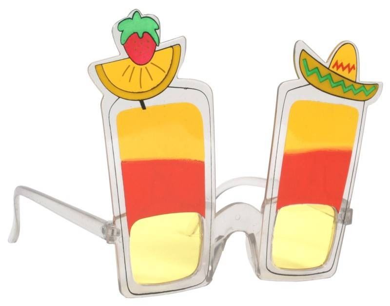 Cocktail Hawaiian Novelty Sunglasses