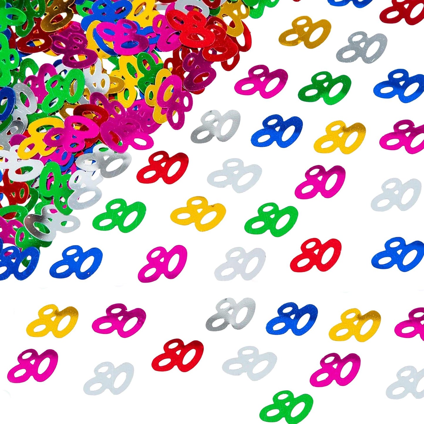14g 80th Mix Happy Birthday Confetti