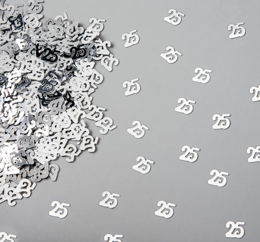 25th Confetti Silver 14G 1PK