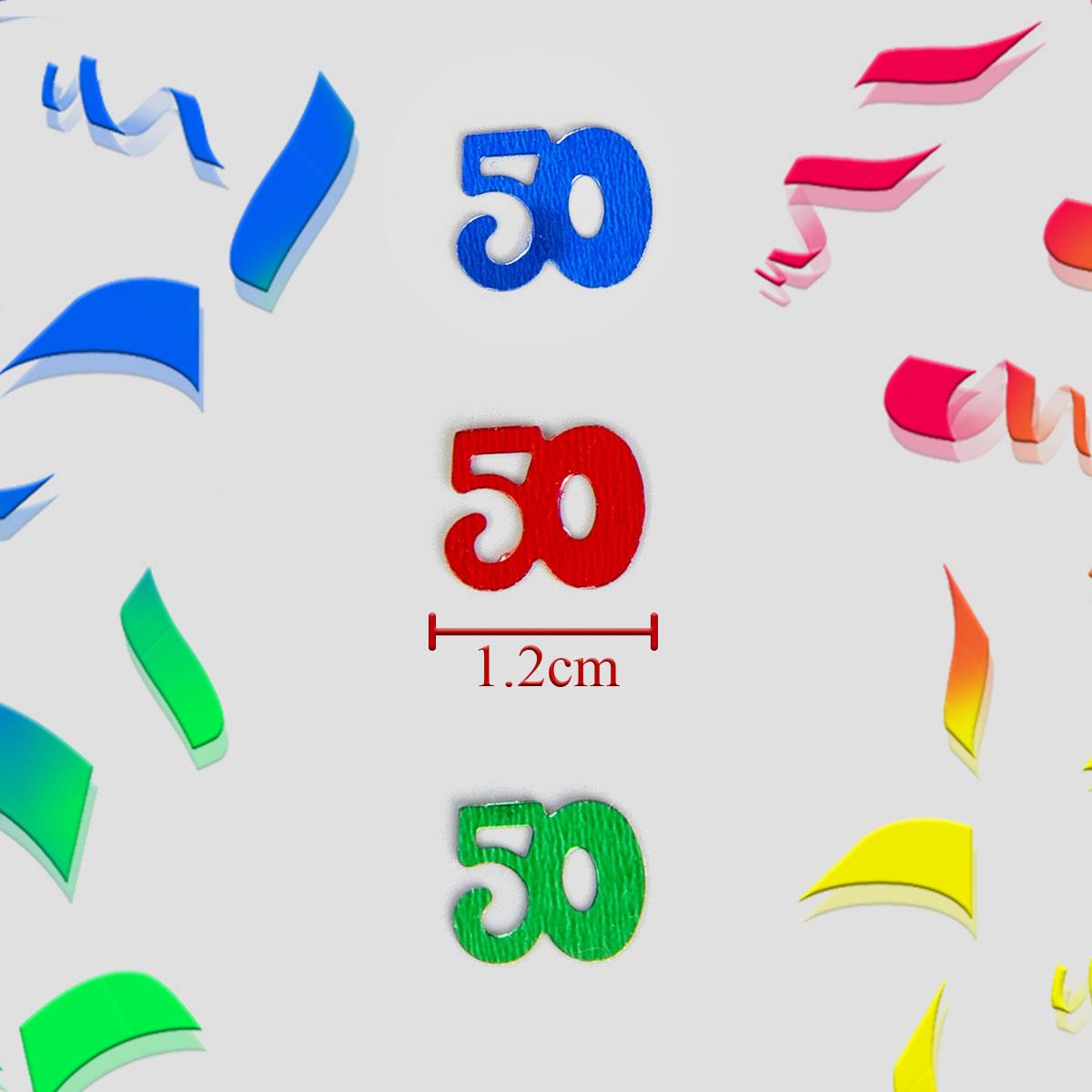 4 x 14g 50th Birthday Confetti