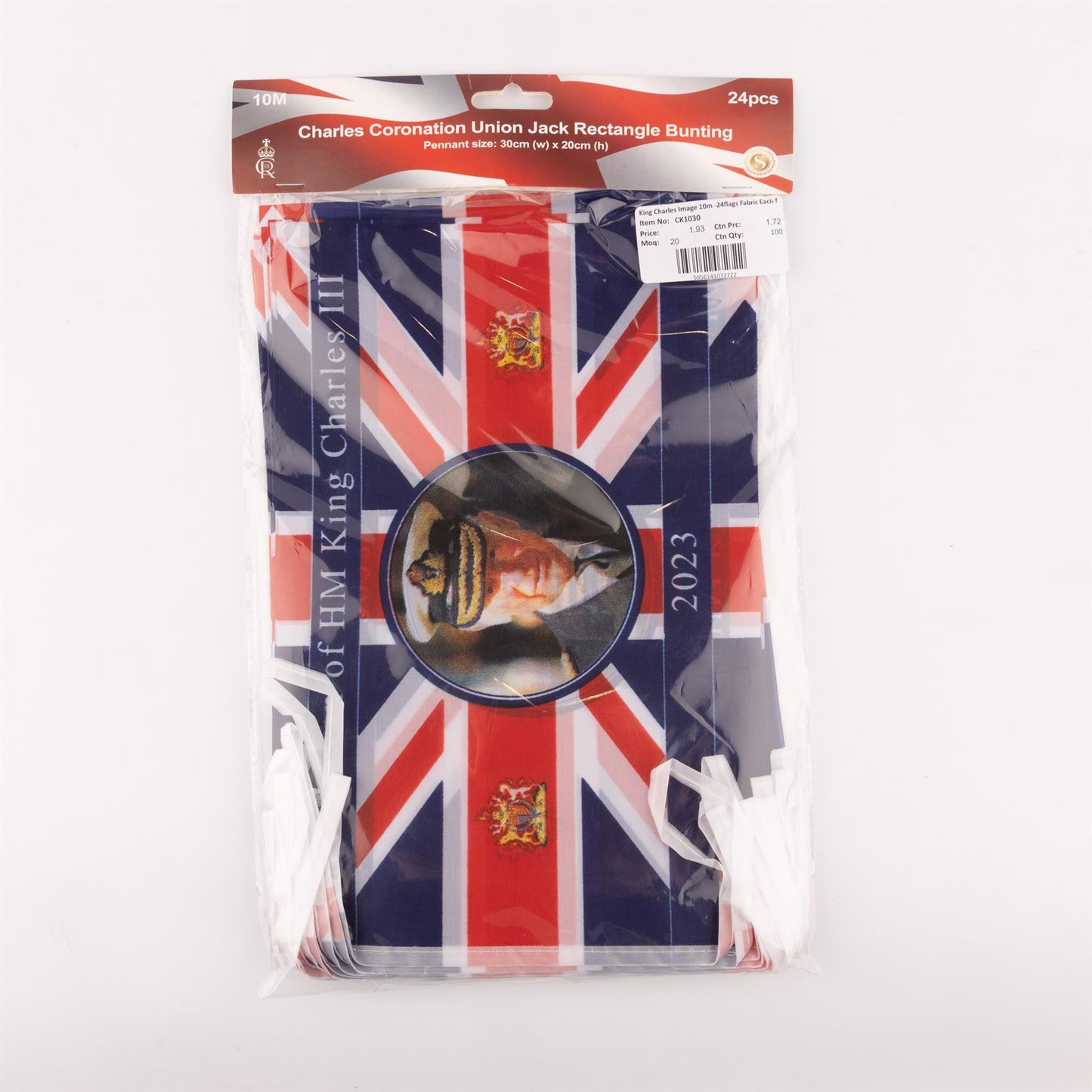 King Charles Bunting (10m, 24 Flags)
