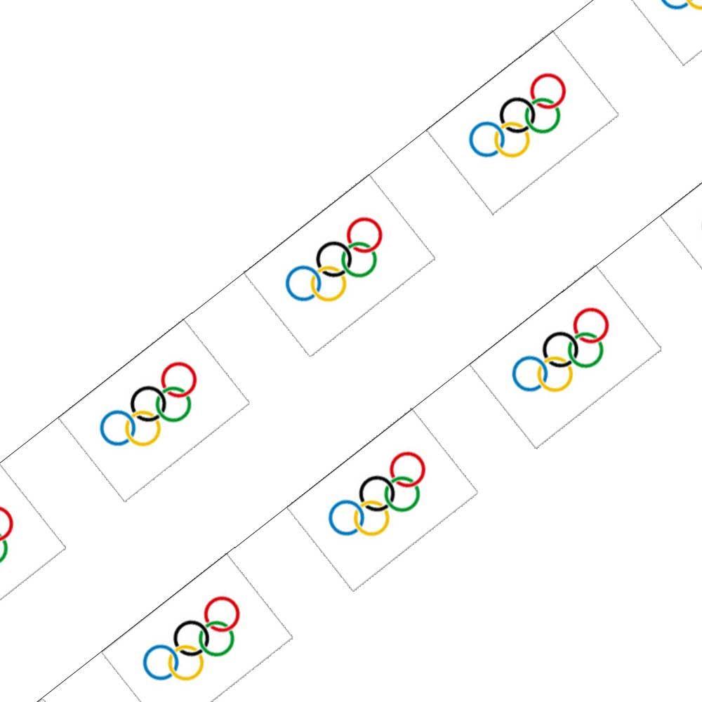 Olympic Rings Bunting Flag, 10m