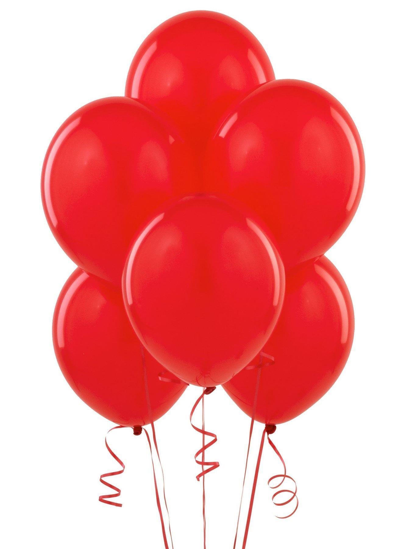 100 Red Latex Balloons (12")