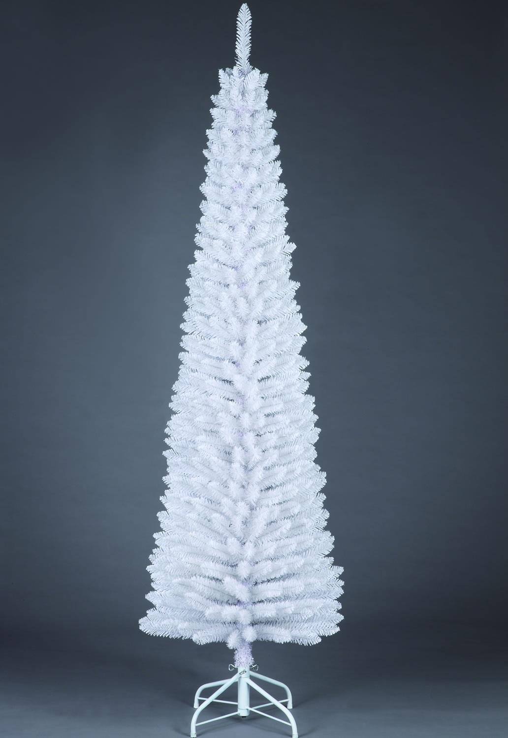 8Ft Pencil Tree White