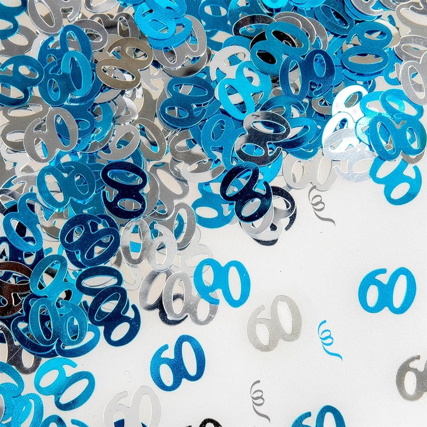 14g Blue Happy 60th Birthday Confetti