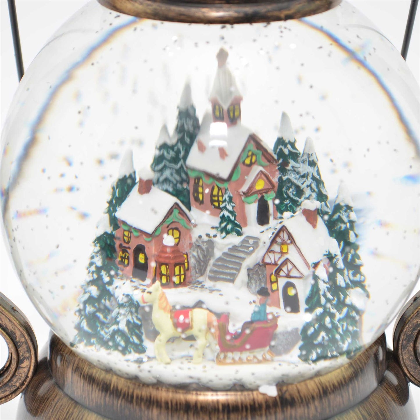 10.75in LED Lantern Musical Xmas Light