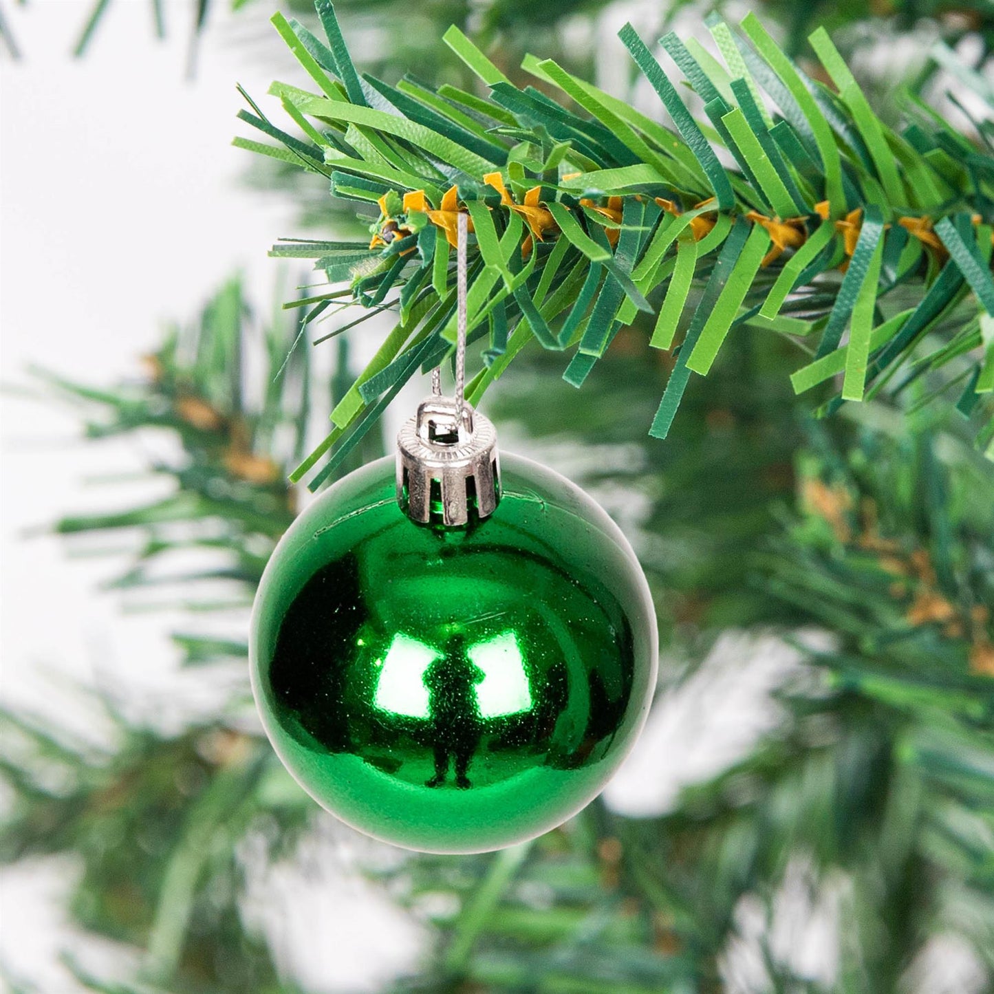 Baubles Dark Green 5CM 9PCS Set