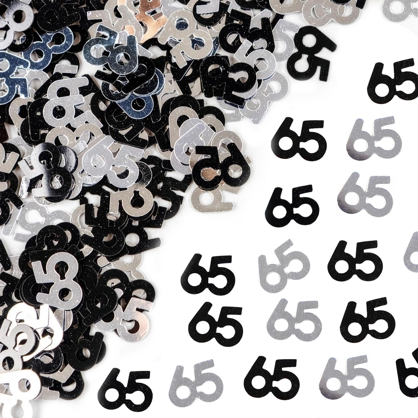 65th Confetti Black & Silver 14g - 2pk