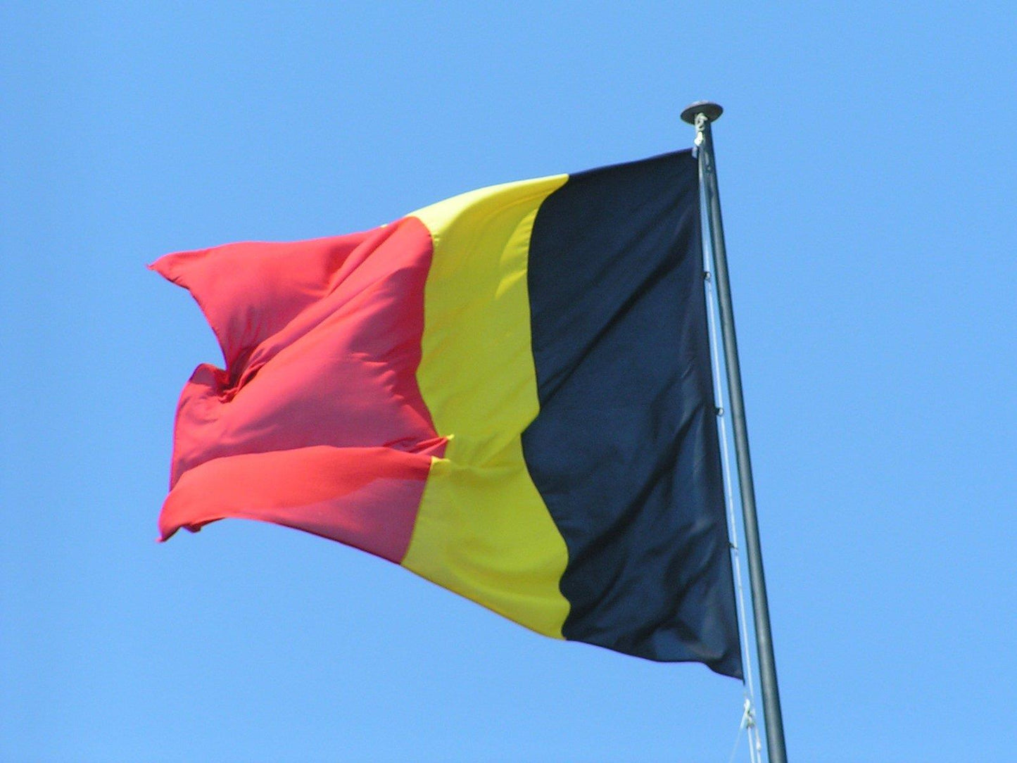 Belgium Flag - 5x3ft with Eyelets