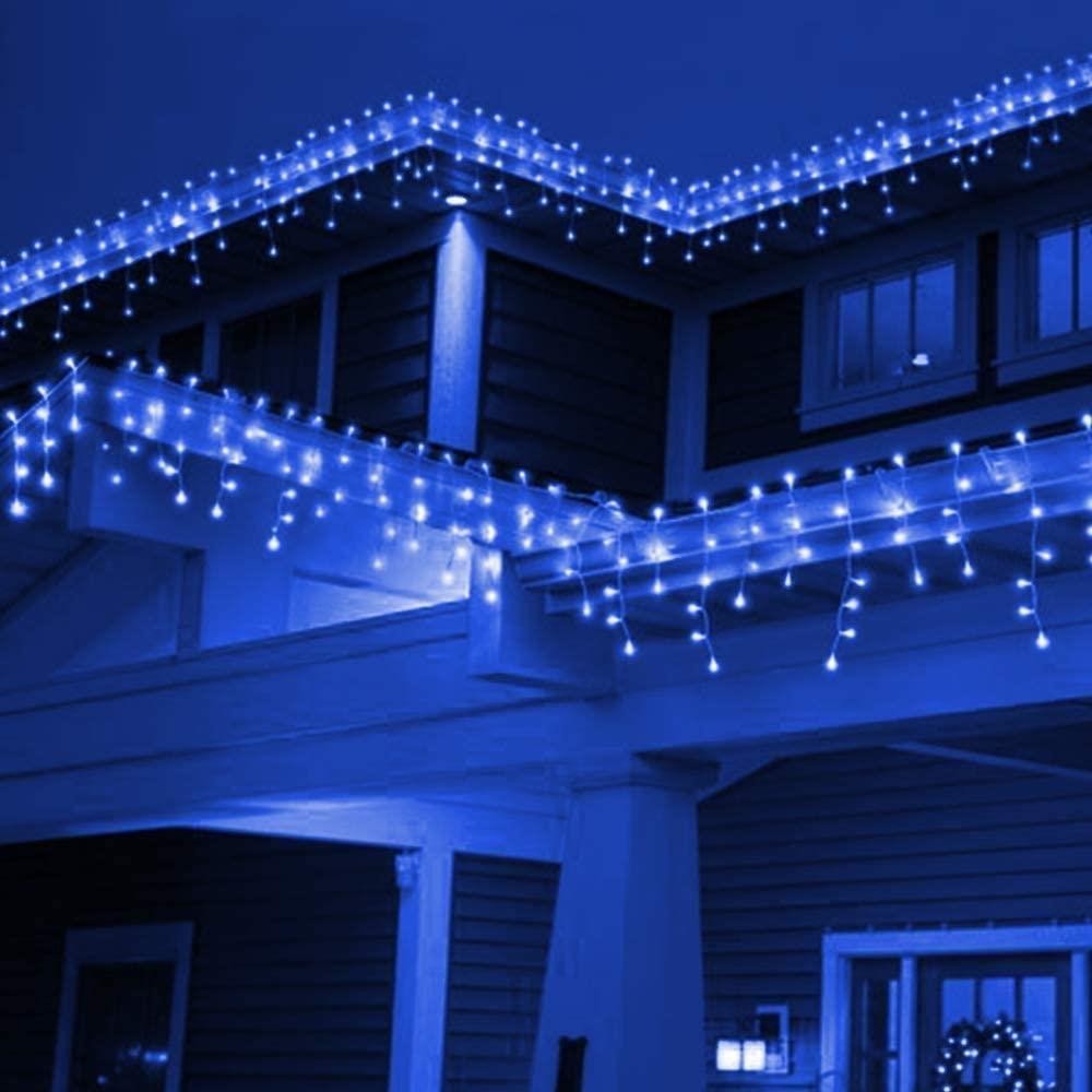 480 Blue LEDs Icicle String Lights