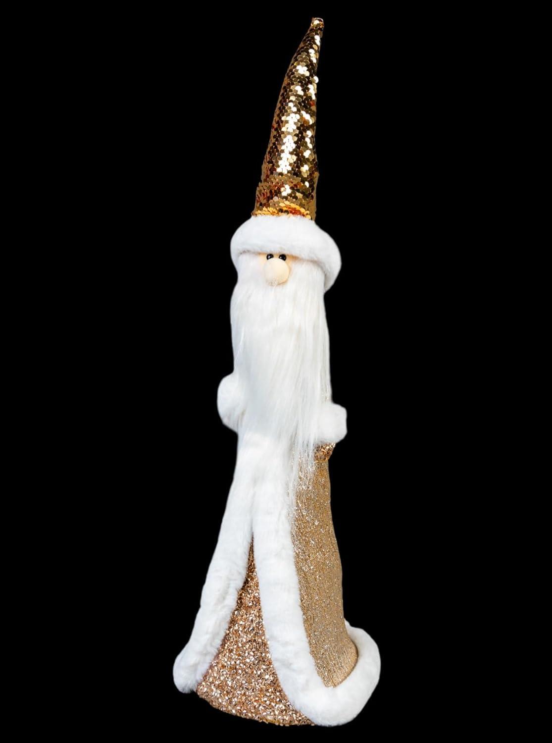 58cm Gold Santa