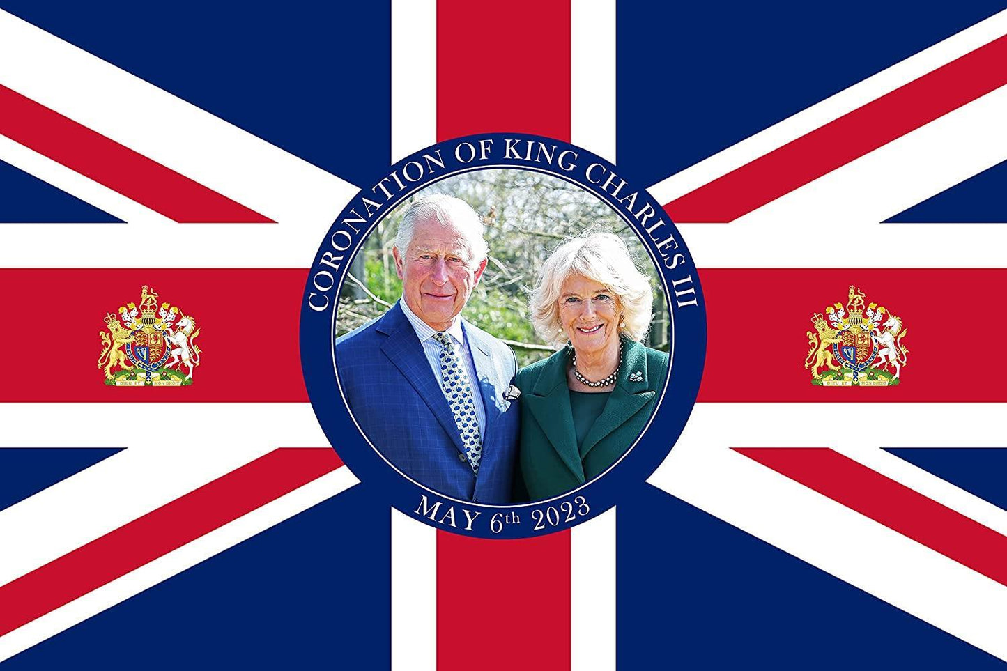 Charles & Camilla Hand Flags (10 Flags)